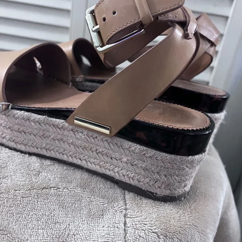 SARTO By Franco Sarto Tan Espadrille Shoes - Picture 7 of 13